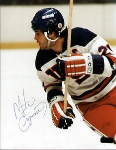 MIKE ERUZIONE ALA SINISTRA AUTOGRAFATA USA 8 X 10 FOTO COA - Foto 1 di 2