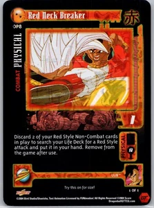 1x DBGT TCG RED NECK BREAKER OP8 ALT FOIL HOLO PROMO BABY SAGA LIMITED - Picture 1 of 1
