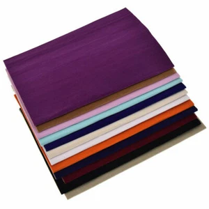 Hoja adhesiva de tela de terciopelo textil para muñeca de costura retazos accesorio artesanía - Imagen 1 de 23
