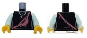 New LEGO Minifigure Torso Female Bag P Pendant Necklace light aqua arms girl - Picture 1 of 5