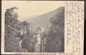 CONQUES Vallée Aveyron CPA VORLÄUFER geschrieben an Albertine Piche gestempelt 16-3-1901 - Bild 1 von 2