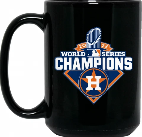 2022 World Series Champions Houston Astros v4 Black 15 oz Ceramic Coffee Mug Cup Cover