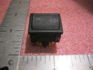 C&K D Series Rocker Switch 4A 125VAC 2A 250VAC DPDT Black Made in USA - Picture 1 of 6