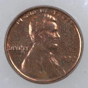 1980 1c Struck Through Capped Die Lincoln Cent Mint Error Coin ICG MS63RD - Picture 1 of 3
