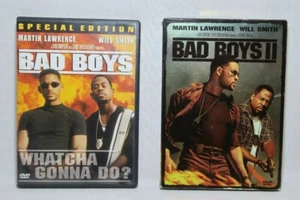 Bad Boys 1 & 2 Bundle (DVD, 2000, Widescreen) Will Smith Martin Lawrence - Picture 1 of 11