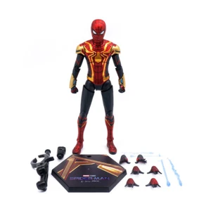 ZD TOYS Marvel Spider-Man No Way Home Figur Modell Upgraded Red&Gold Suit Gifts - Bild 1 von 14