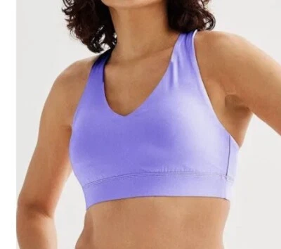 NWOT TEK GEAR Size 3X Lilac Full Figure Removable Cups Wireless Sports Bra - Изображение 1 из 4