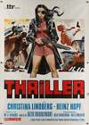 THRILLER OKRUTNY OBRAZ Włoski plakat filmowy 4F 55X79 CHRISTINA LINDBERG 1973