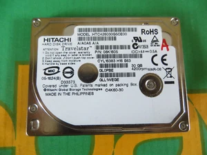  Apple Macbook Air A1237 13" 2008 30GB HDD Zif Hard Drive Hitachi (A) - Picture 1 of 8