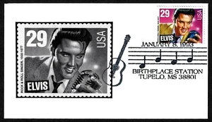 USA, SCOTT # 2721, UNOFFICIAL FDC COVER OF ELVIS PRESLEY DEPICTING THE STAMP - Picture 1 of 1