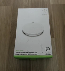 Belkin BOOST UP Special Edition 7.5w Wireless Charger Charging Pad White Genuine - Picture 1 of 3