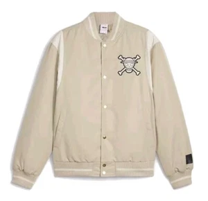 Puma x One Piece Luffy Varsity Jacket | Size LARGE | Gear 5 Anime Devil Fruit - Picture 1 of 14