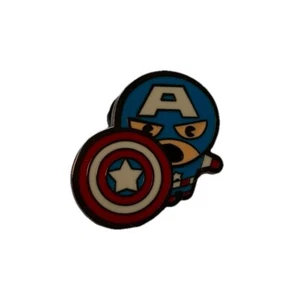 Disney Trading Pin Marvel Kawaii Art Mystery Collection Avengers Captain America - Picture 1 of 5