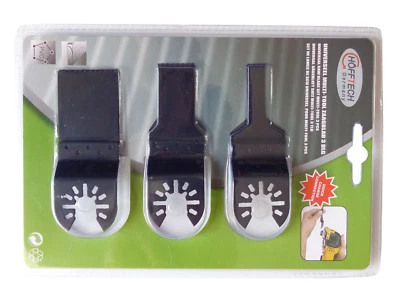 HÖFFTECH Sägeblatt Set 3 tlg. Multi-Tool Sägeblätter Multifunktionswerkzeug