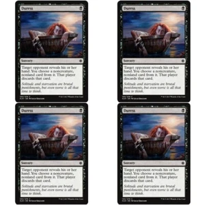 4 x DURESS NM Ixalan MTG Black - Sorcery Com - Picture 1 of 1