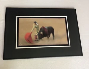 Tauromaquia - Fotografía firmada por el fotógrafo vietnamita, Hien Duc Dong-enmarcado - Imagen 1 de 6