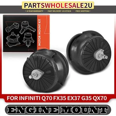 2x Montaje de motor delantero izquierdo y derecho para INFINITI EX35 2008-2012 EX37 2013 Foto 1 de 4