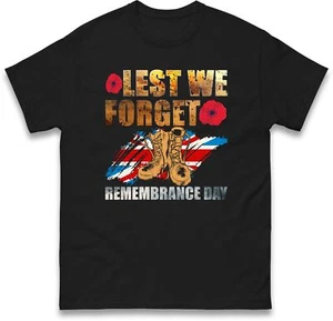 Top regalo Lest We Forget, Giorno della Memoria, Gran Bretagna, guerre mondiali, veterani - Foto 1 di 7