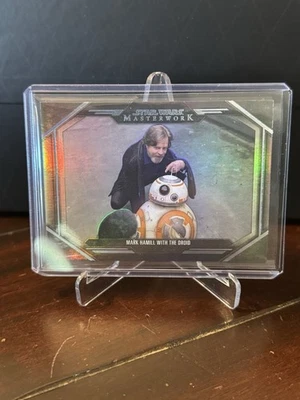 2024 Topps Star Wars Masterworks - Mark Hamill with the Droid - /299 BTS-10 - Image 1 of 2