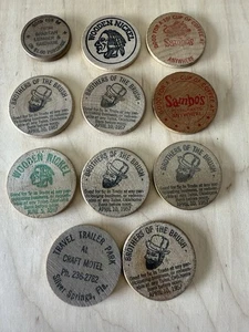 Wooden Nickels - Inc Tulsa, OK - Tulsarama - 1957 - verschiedene Münzen - 11 Münzen Lot - Bild 1 von 3