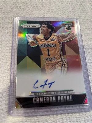 Panini Prizm Cameron Payne 2015-16 radiocontrol automático Prizm/25 en tarjeta Knicks Foto 1 de 2