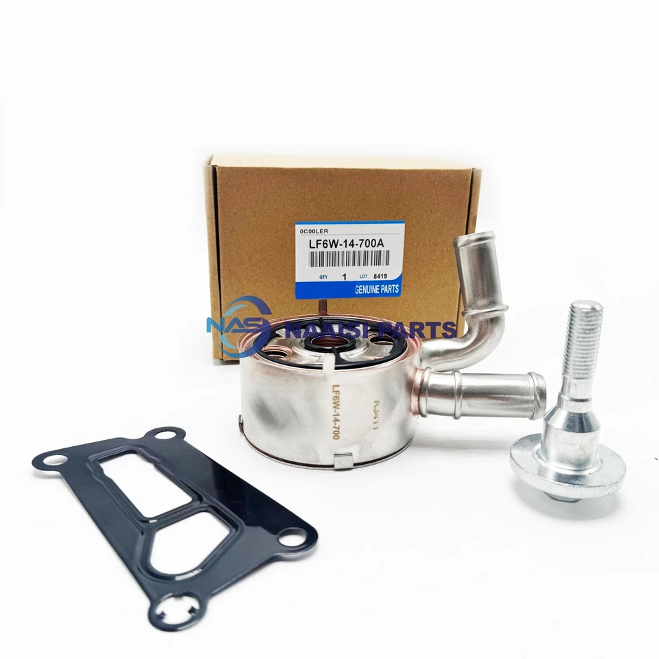 OEM Updated Oil Cooler Kit For MAZDA 3 5 6 CX-7 LF6W-14-700A & HARDWARE Foto 1 de 4