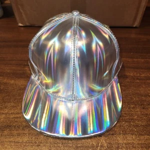 NEU Zurück in die 80er Zukunft Marty McFly Snapback Mütze Regenbogen Kappe Erwachsene - Bild 1 von 5