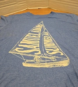 Camiseta Samuel Adams Summer Ale Doble Cara Para Hombre L Boston Vela Cerveza Ver Foto - Imagen 1 de 14