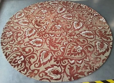 Tapete de cobre/bege 7'-0" x 7'-0" costas mancha, preço reduzido 1172775032 DDY511Q-7R - Imagem 1 de 4