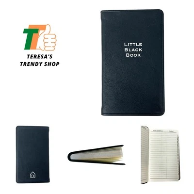 Genuine Leather Mini Address Book – 3.3 x 5.3 Inches for Stylish Organization - Image 1 of 4
