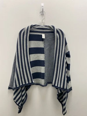 Чай размер 12/14 серый темно-синий полоски свитер для девочки - Изображение 1 из 3