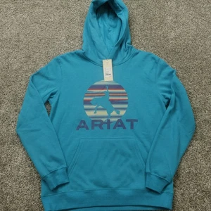 Ariat Hoodie Boys Large 14-16 In Motion Pullover Western Rodeo Youth Sweatshirt - Picture 1 of 13