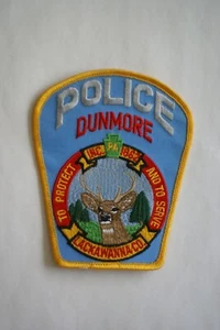 Obsolete Dunmore Police patch, Pennsylvania - Picture 1 of 1