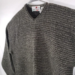 Florence Tricot Men's Sweater Wool Acrylic Wool Blend XL V-neck Italy Made Soft - Picture 1 of 8