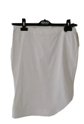 Versace Jeans Couture Women's White Skirt UK8 / US 6 / IT 42 - Image 1 of 4
