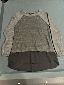 Suéter BCX Mujer Metálico S Vacaciones Femenino Delicado Romántico Negro Plata - Imagen 1 de 8