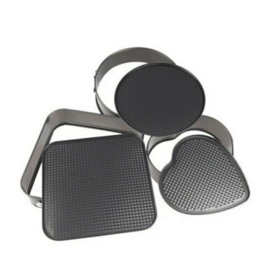 3st Backform Quadrat Rund Herzförmig Antihaftend Entfernbarer Boden Wabe - Bild 1 von 4