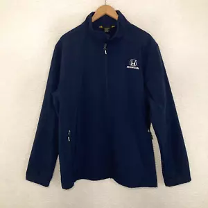 Honda Fleece Lined Employee Jacket Adult Size XL Full Zip Uniform Embroidered - Picture 1 of 7