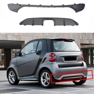 2pcs UNPAINTED Body kit rear bumper Trim Panel for Smart fortwo W451 2009-2014 - Picture 1 of 9