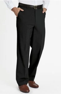 Men’s Black Dress Pants Size 38S John Blair - Picture 1 of 4