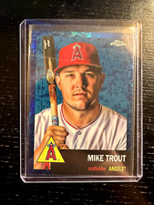 2022 Topps Chrome Platinum Blue Mini-Diamond - Mike Trout #008/199