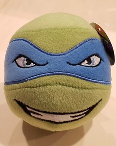 Tortugas Ninja Adolescentes Mutantes Leonardo 5 pulgadas Bola de Peluche Juguete de Peluche NUEVO - Imagen 1 de 4