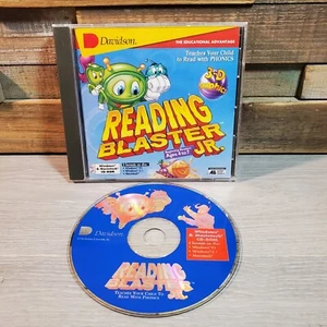Vtg Reading Blaster Jr CD-ROM Ages 4-7 Homeschooling 90s Win Mac Phonics 1996 - Picture 1 of 6