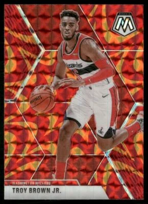 2019-20 Panini Mosaic Orange Reactive Prizm Troy Brown Jr. #162 - Image 1 of 2