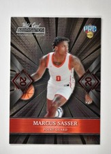 2021-22 Wild Card Alumination Base Red 20 Stripe #ABC-59 Marcus Sasser /10