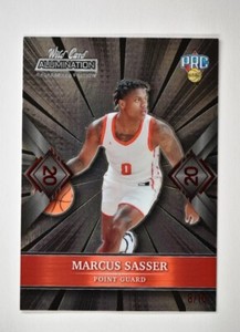 2021-22 Wild Card Alumination Base Red 20 Stripe #ABC-59 Marcus Sasser /10