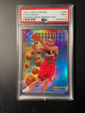 1998 Topps Chrome Steve Smith Seasons Best #SB 8 Refractor PSA 9 POP 1 