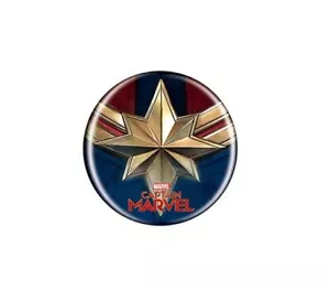 Captain Marvel Button Magnet - Picture 1 of 1