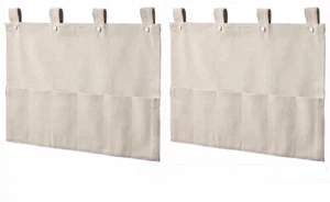 2 Hanging Organizer Storage Canvas Wall Hanging Organizer 23.5" L x 18" H H-423 - Picture 1 of 7