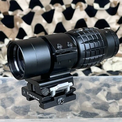 Lupa ajustable Lancer Tactical 1-3X con montaje Picatinny - negra (CA-440B2) Foto 1 de 4